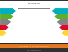 Tablet Screenshot of playdeadz.com